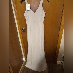 Show me your mumu light gray xs BNWT shower bridal prom cocktail maxi party